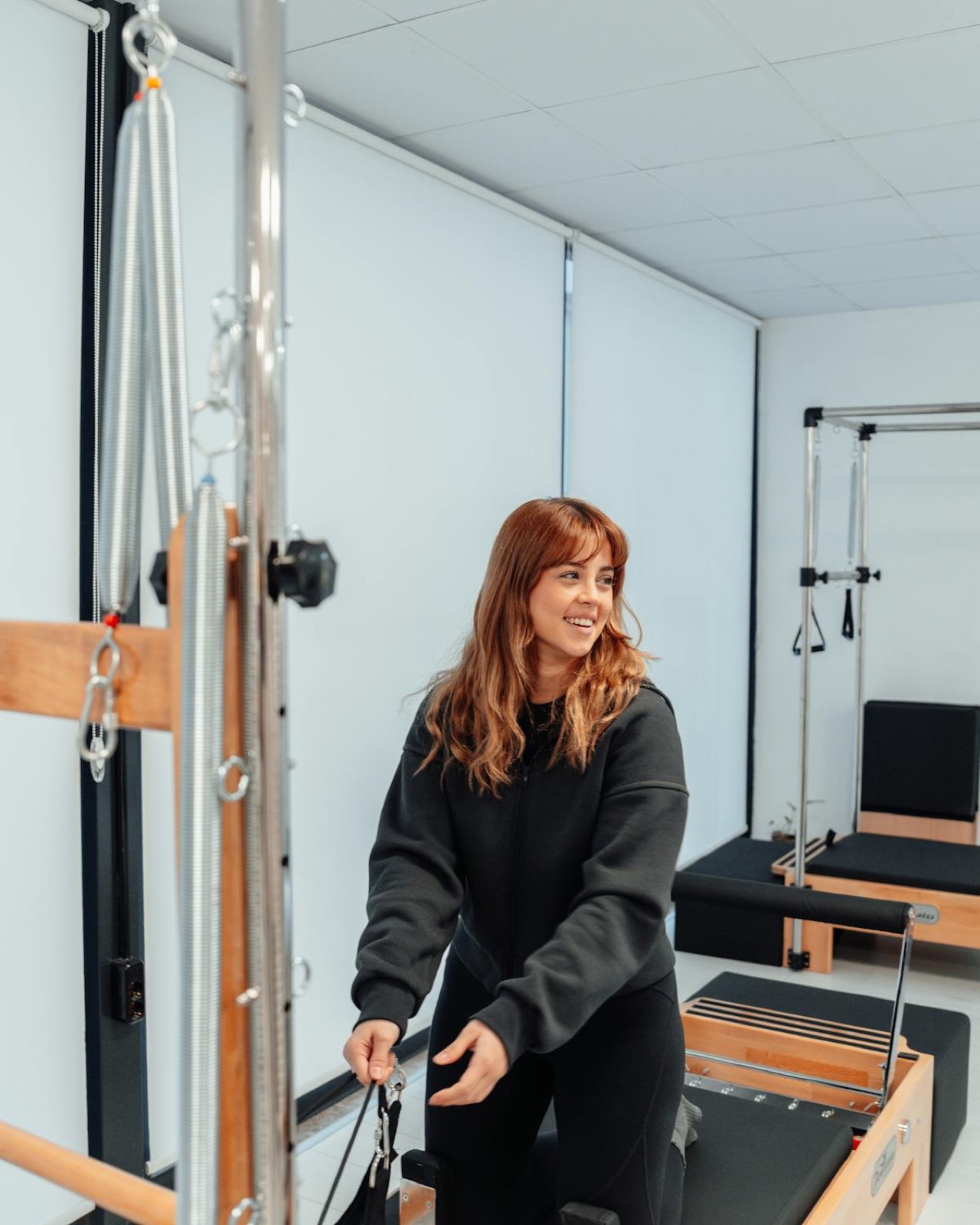 Olivia Santelli, founder of Within the Studio, in the Edison Park space.